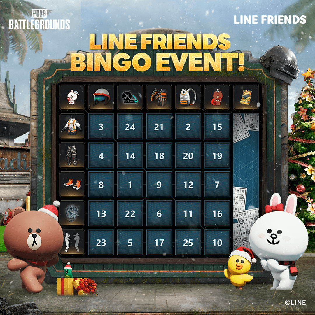 В PUBG пройдет ивент в честь коллаборации с Line Friends